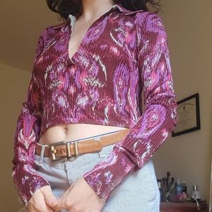 Free People Retro Abstract Sweater